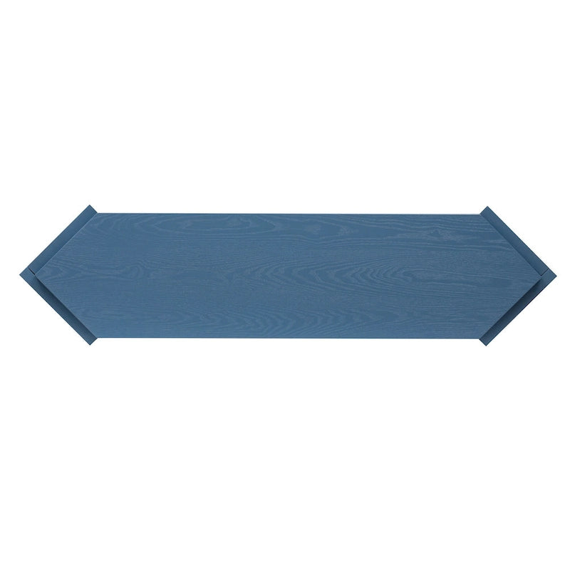 Tavolo Console Arrow 53 con Rattan Intrecciato