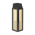 Tavolo Console Arrow 53 con Rattan Intrecciato
