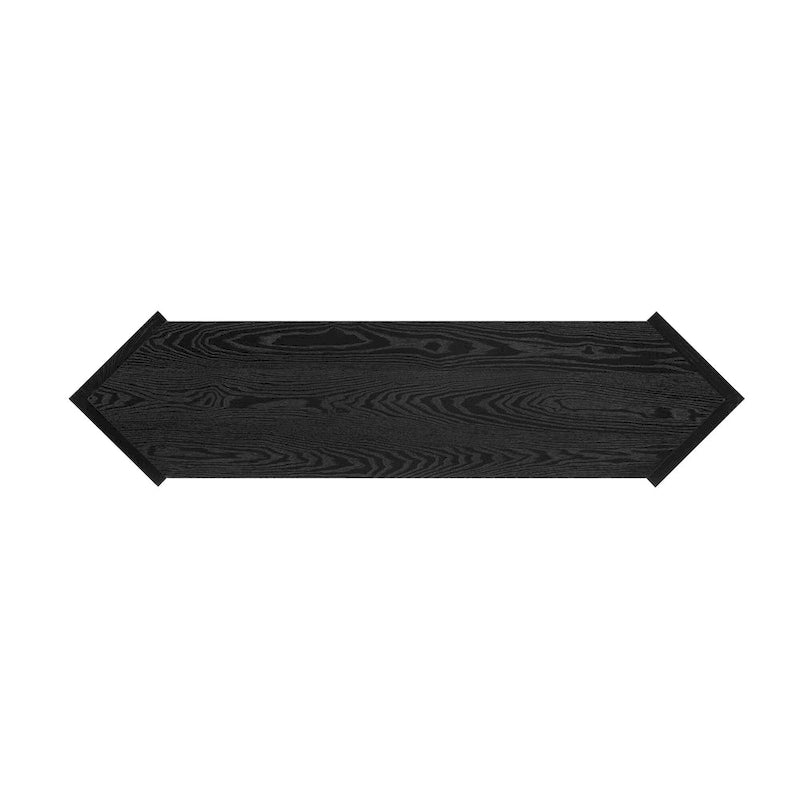Tavolo Console Arrow 53 con Rattan Intrecciato