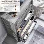 Comò a 5 cassetti stile rustico/country in legno
