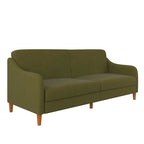 Divano letto futon con molle insacchettate e rivestimento in lino