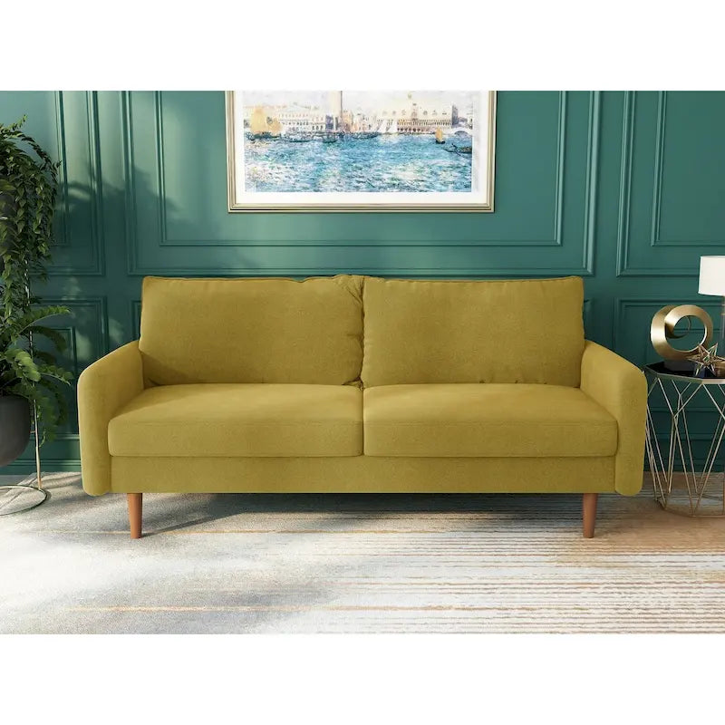Divano con braccioli squadrati 70Velvet