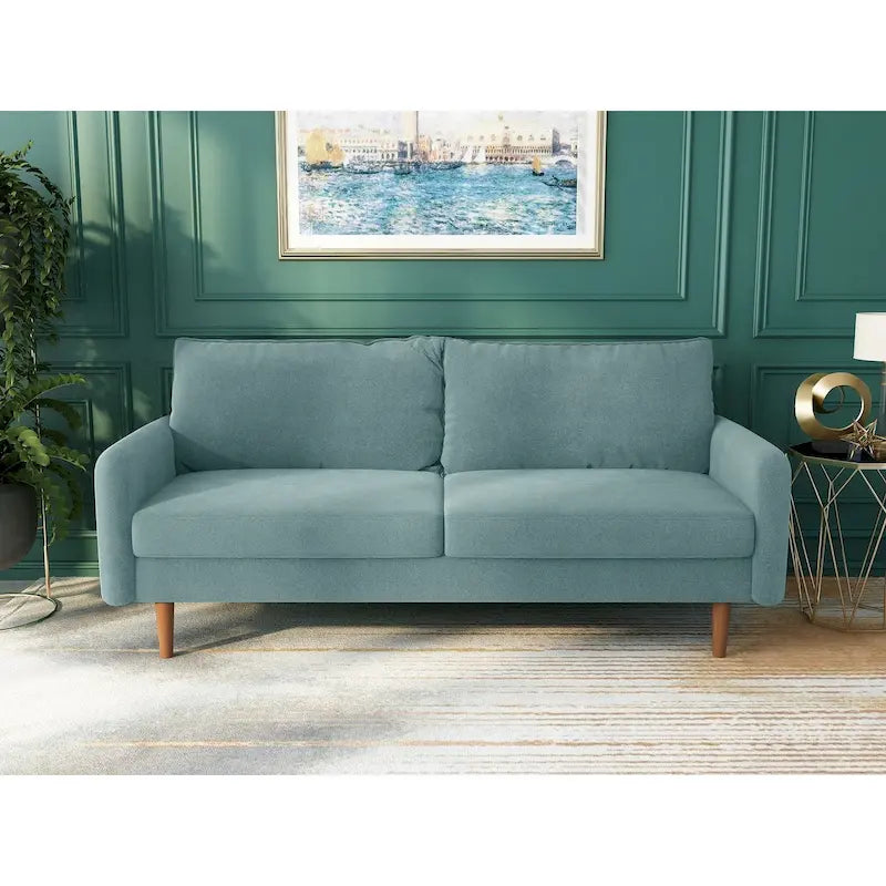 Divano con braccioli squadrati 70Velvet