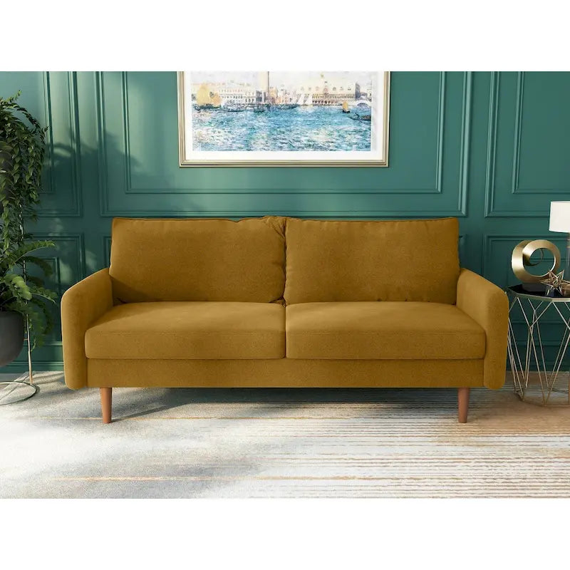 Divano con braccioli squadrati 70Velvet