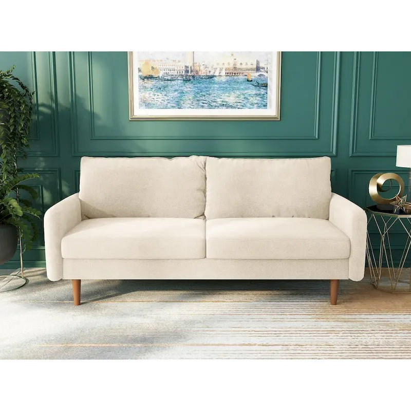Divano con braccioli squadrati 70Velvet
