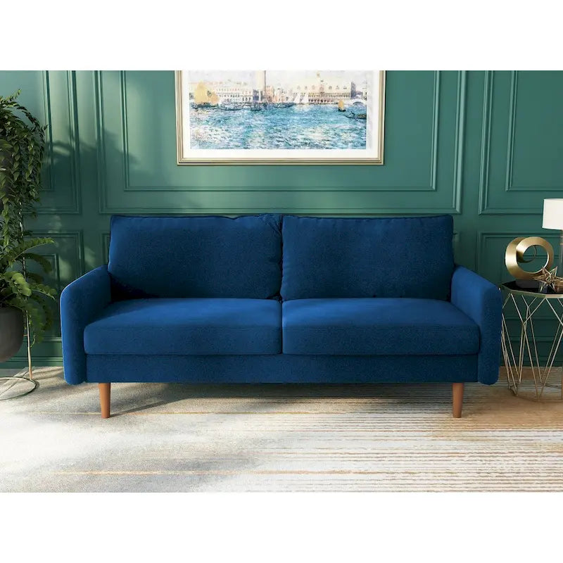 Divano con braccioli squadrati 70Velvet