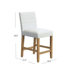 Sgabello da bancone classico imbottito da 63,5 cm