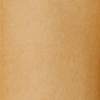 Tavolino rettangolare color oro con piano in vetro e ripiano inferiore