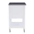 Carrello da cucina con ripiani e cassetti