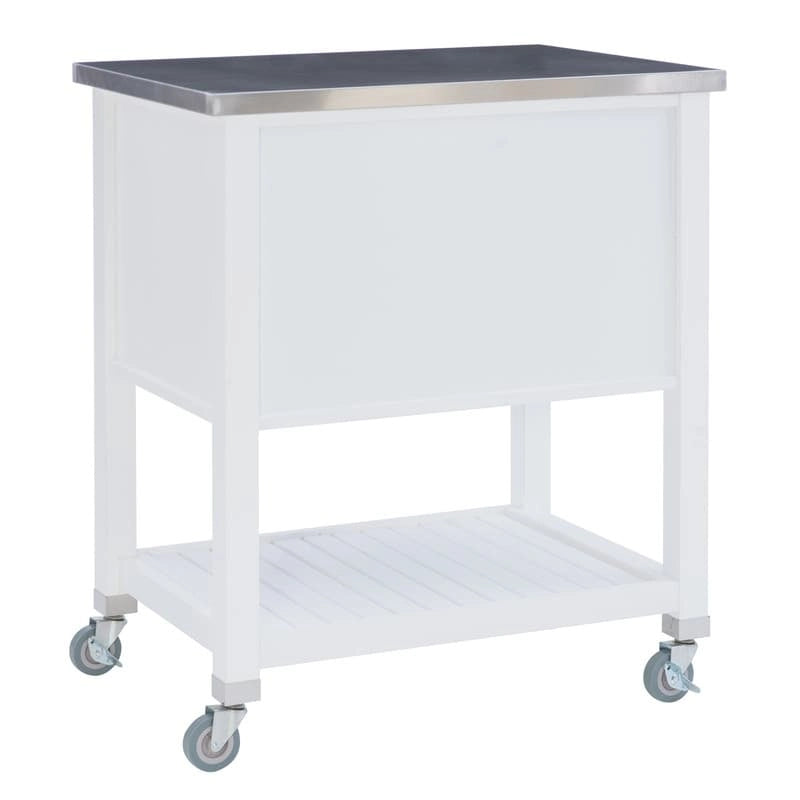 Carrello da cucina con ripiani e cassetti
