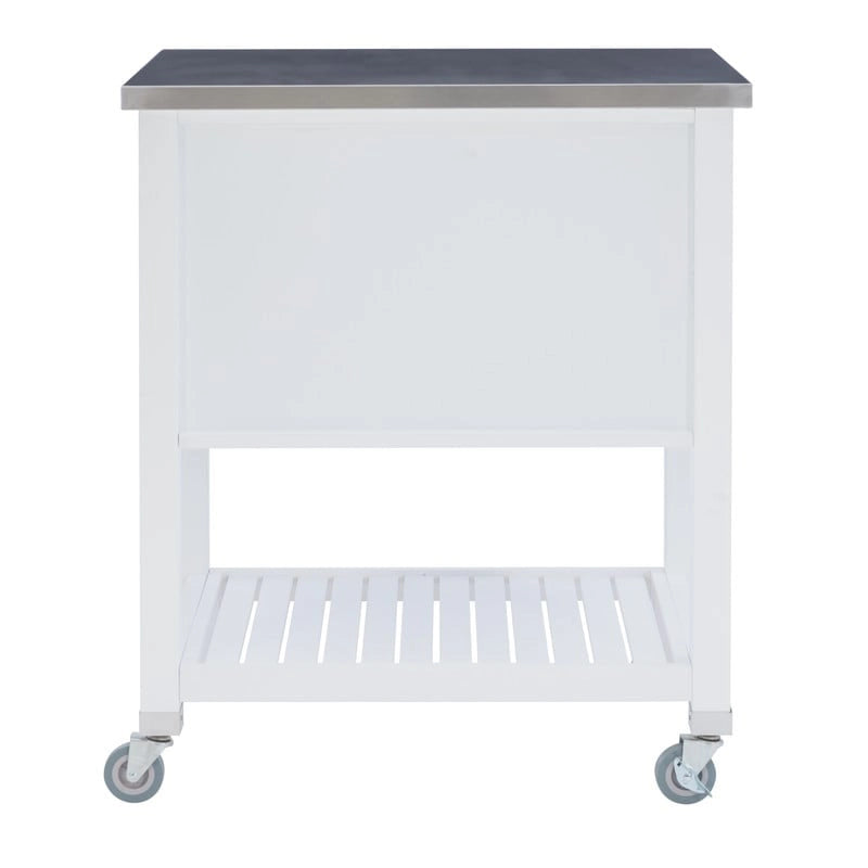 Carrello da cucina con ripiani e cassetti