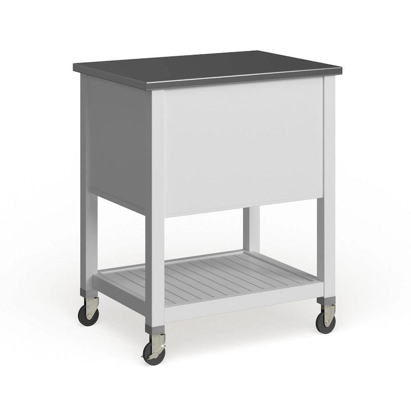 Carrello da cucina con ripiani e cassetti