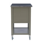 Carrello da cucina con ripiani e cassetti
