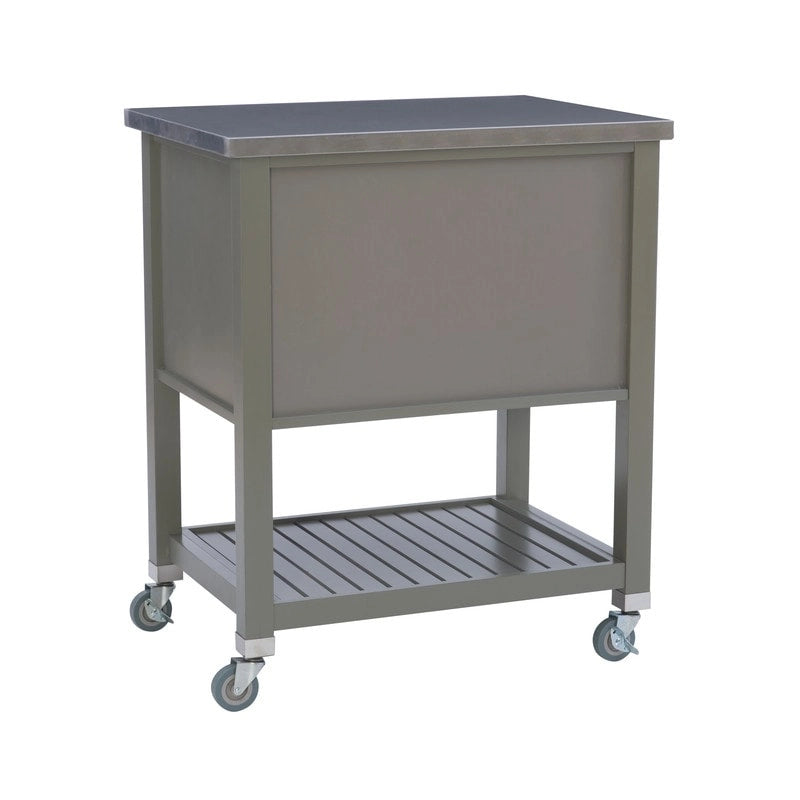 Carrello da cucina con ripiani e cassetti