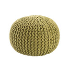 Pouf rotondo trapuntato