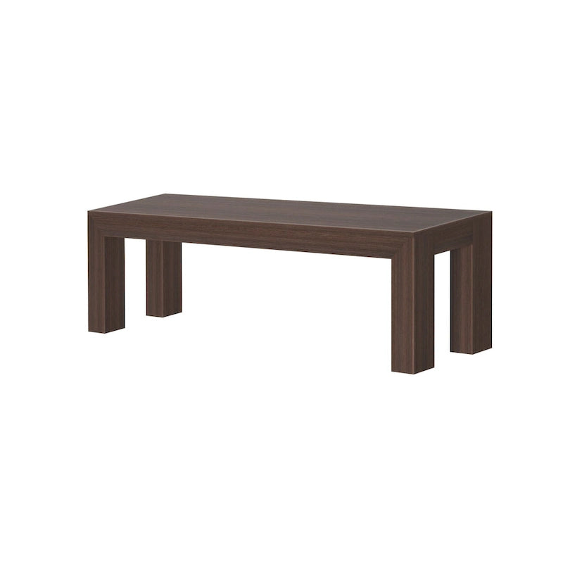 Panca da pranzo moderna in legno massiccio 61 pollici
