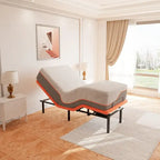 Base letto regolabile con materasso ibrido in memory foam da 35,5 cm