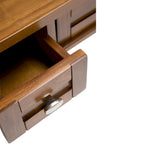 Scrivania da ufficio transizionale in legno massello