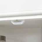 Dispensa moderna a libera installazione a 4 ante con 6 ripiani per cucina