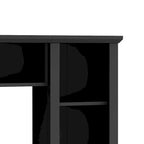 Mobile TV con ponte, porta TV con ripiani regolabili per TV fino a 75 pollici, due console multimediali