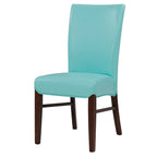 Set di 2 sedie da pranzo in pelle rigenerata