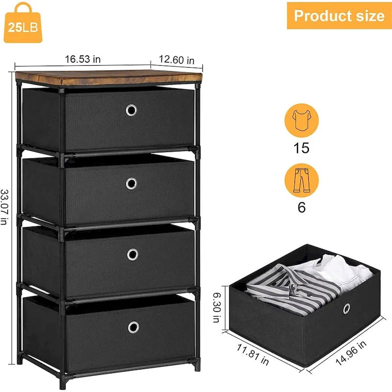 Organizzatore con 4 cassetti
