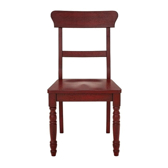Sedia da pranzo con schienale a pioli (Set di 2)