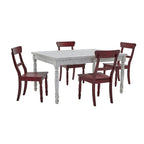 Sedia da pranzo con schienale a pioli (Set di 2)