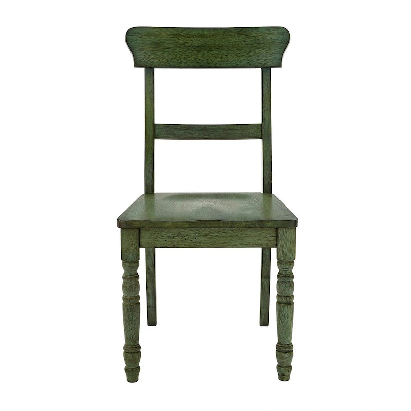 Sedia da pranzo con schienale a pioli (Set di 2)